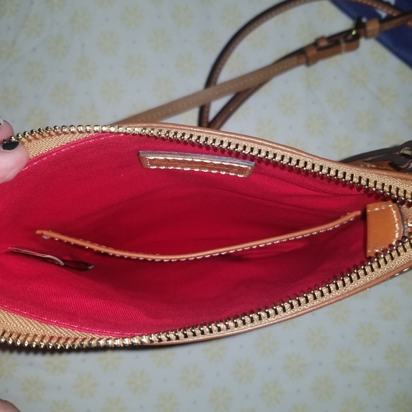 Dooney & Bourke Double Zip Tassel Crossbody Handbag - Picture 3 of 3